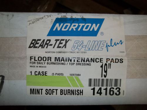 Norton Bear-Tex 54-Line plus Floor Maintenance Pads 19&#034; 14163
