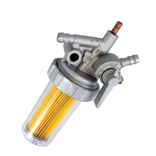 External Fuel Filter with Clear Plastic Cup 186 Diesel Generator Welder Tractor