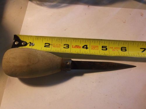 Willapa Oyster Shucking- Opening Knife- Wood Handle - Vintage- by Russell