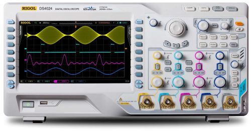 New Rigol DS4024 200 MHz Digital Oscilloscope with 4 channels