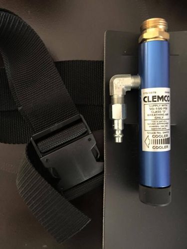 Clemco - blast helmet respirator cool air tube assembly sandblasting/ with belt for sale