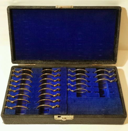 Vintage Optometric Equipment Presbyopic Trial Set-Univis Eye Vision Testing Lens