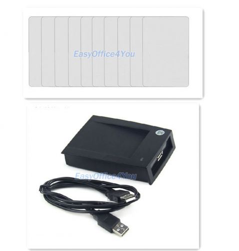 100pcs rfid 125khz writable rewrite proximity cards access card + usb writer for sale