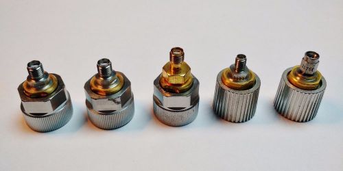Apc-7 to sma adapters, lot of 5 for sale