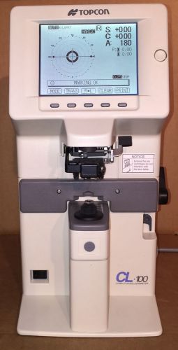 Topcon CL-100 Computerized Lensmeter w/ Printer