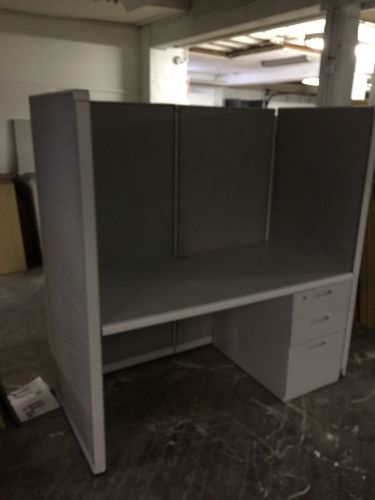 5 ft telemarketer cubicle/partitions by steelcase 9000 model for sale