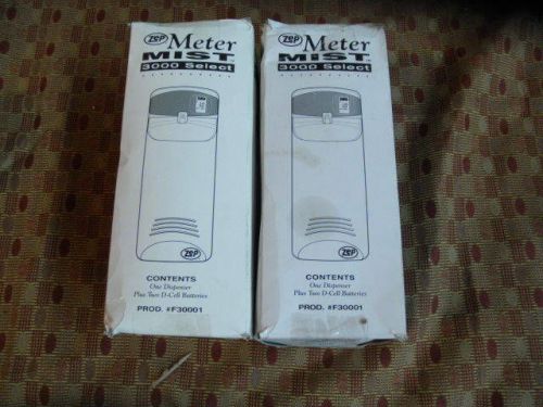 Two Zep Meter Mist 3000 Select Automatic Air Freshener Dispenser F30001