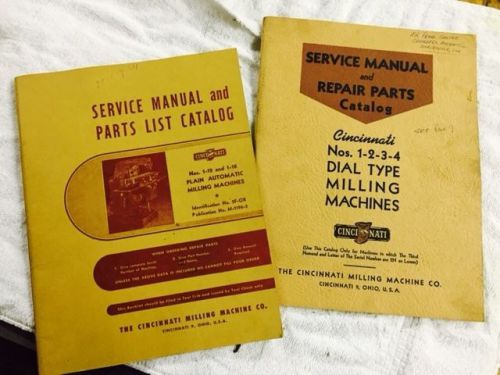 Cincinnati Service Manual/Parts List Catalog~1-12/1-18 Milling Machine