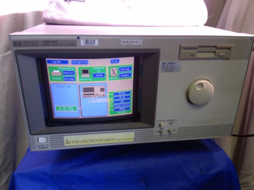 Agilent hp 16500c logic analysis system w/ cables for sale