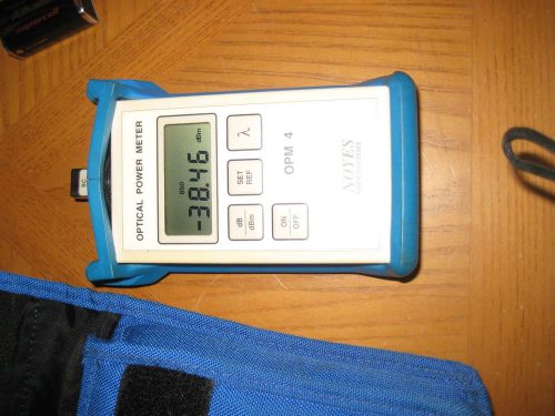 Noyes Fiber Optic Power Meter OPM4 with protective holder AND CASE