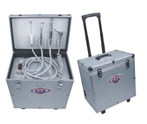 Dental portable unit bd-402a with air compressor suction system 3 way syringe 4h for sale