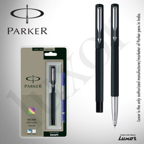 100% original parker vector matte black ct roller pen (free shipping) new packed for sale