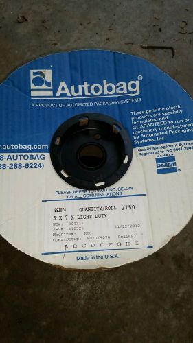 Make offer Autobag 5 x 7 x light duty 2750 roll #93