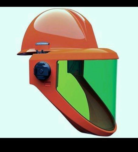 Salisbury by honeywell 5eu23 arc flash face shield w/hard hat for sale