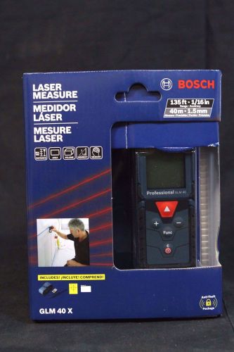 New Bosch GLM 40 x Compact Laser Measure 135ft. Range