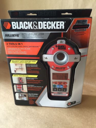 New Black &amp; Decker Bullseye BDL500S Auto Leveling Laser &amp; Digital Tape Measure
