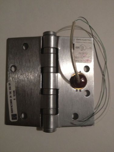 Hager electric door hinge bb 1199  3 wire 4.5&#034; x 4.5&#034; 26d emn brass for sale