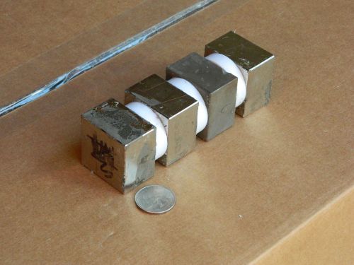 Large Neodymium Magnets 1.5&#034; x 1.5&#034; x 1&#034;T NdFeB Rare Earth Magnets -4 quantity
