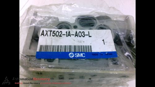 Smc axt502-1a-a03-l manifold block, new for sale
