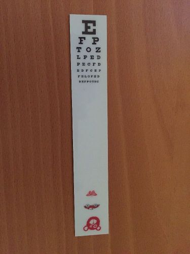 Visual Acuity PD Fixation Ruler Pupil Diameter Guage
