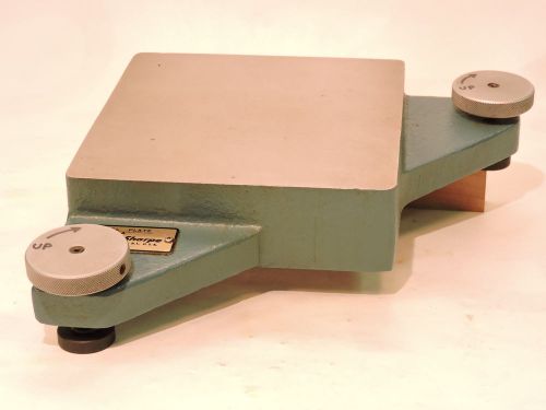 Brown and sharpe leveling plate, surface plate and cmm inspection set-up, vgood for sale