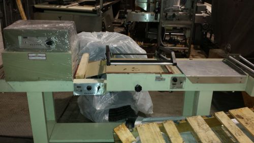 CLAMCO SHRINK WRAP SYSTEM ~ L-BAR SEALER AND SHRINK TUNNEL SEMI-AUTOMATIC