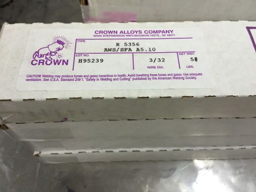 Crown Alloys Tig Welding Wire R-5356 3/32 5lb Box