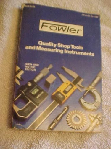 fowler shop tools catalog
