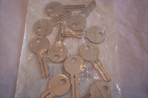 Key blanks house &amp; padlock ez#y13 yale, cole # y13 lot # h01321940 qty 10 for sale