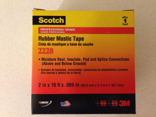 Scotch 2228 Rubber Mastic Tape LOT OF 50 ROLLS