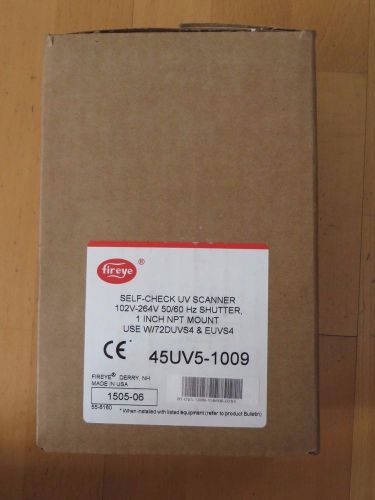 Fireye 45uv5-1009 uv scanner - new in box for sale
