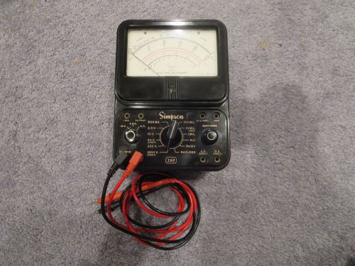 Simpson 260 Series 5 Multimeter in Very Good Working Condition