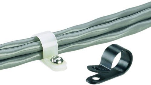Panduit ccs25-s8-c fixed diameter cable clamp, nylon 6.6, natural, #8 screw for sale
