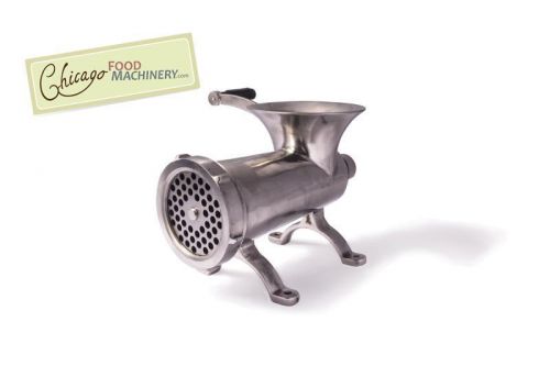 Chicago Food Machinery #32 Stainless Steel Meat Grinder