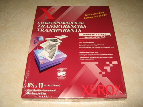 Xerox transparencies 3r3108 factory sealed NEW unopened