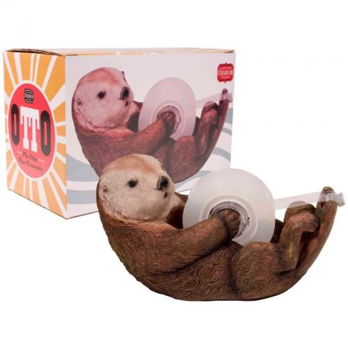 Otter tape dispenser - cute water animal otto office desk accessory for sale