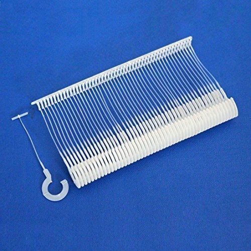 J hook 2&#034; clear standard tag pin tagging gun fasteners tag barbs 50mm pack of for sale