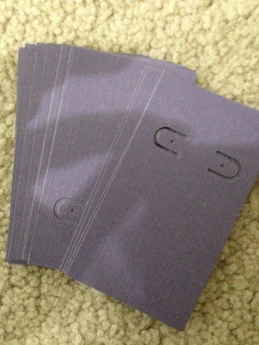 10Pcs Jewelry Earring Cards  -Purple