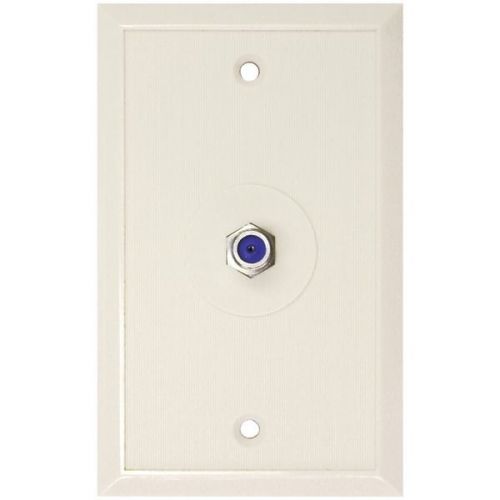Eagle Aspen 500273 Single Connector 3GHz Wall Plate - White