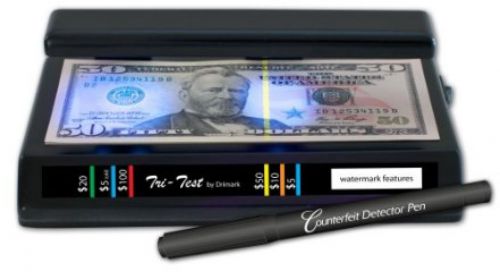 Counterfeit Dollar Bill Detector Tender Check Fraud Commercial Portable New