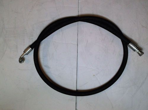 3/8&#034; x 63&#034; Hydraulic Hose with Straight x 90 Female JIC Fittings  3050PSI