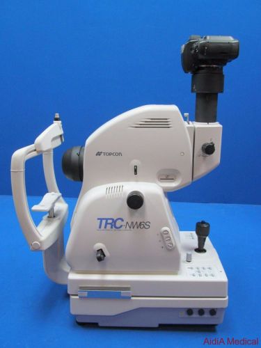 TOPCON TRC-NW6S NON-MYDRIATIC RETINAL  FUNDUS CAMERA with NIKON D100 CAMERA