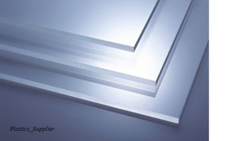 .500&#034; clear polycarbonate sheet 1/2&#034; 24&#034; x 48&#034; (lexan) cut to size!  us seller! for sale