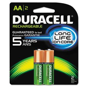 Rechargeable nimh batteries with duralock power preserve technology, aa, 2/pk for sale