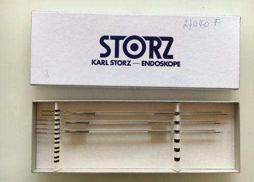 Karl Storz 27040F Monopolar Cutting Loop Electrode, 27 FR, Brown, three units