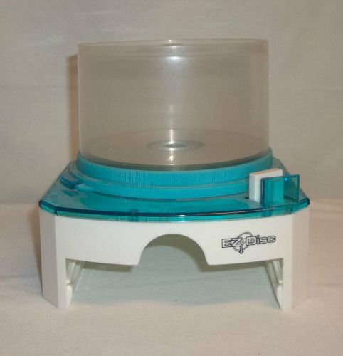 EZ Disc CD DVD Blue Ray Dispenser  + 20 Memorex CD-R 700mb/80 Min Discs EC!