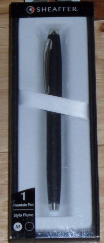 Brand New Genuine Sheaffer 100 Matte Black Fountain E0931751S Free Shipping