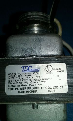 TDC DA-10-24TB6-1 Humidifier Transformer