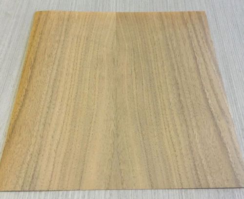 Walnut wood veneer 10&#034; x 10&#034; on paper backer &#034;A&#034; grade quality 1/40th&#034; thickness