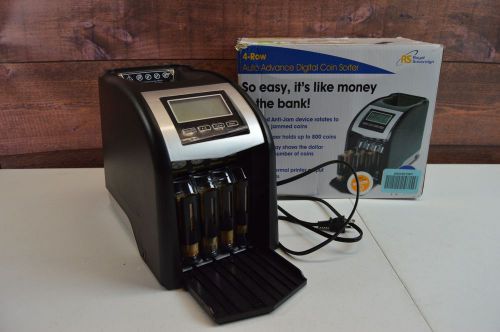 Royal Sovereign Digital 4-Row Electric Coin Sorter Counter Counting Machine